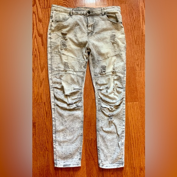 Blind Trust Other - Blind Trust, men’s distressed jeans.